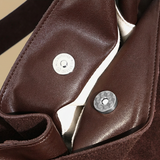 Hobo Bag with Suede Finish