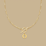 Necklace with Initial Pendant