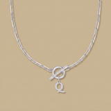 Necklace with Initial Pendant