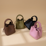 Bucket Bag with Braided Handle