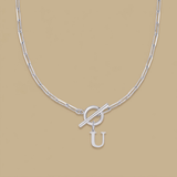 Necklace with Initial Pendant