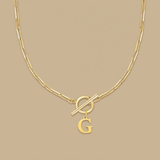 Necklace with Initial Pendant