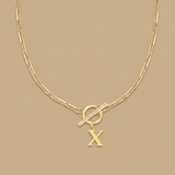 Necklace with Initial Pendant