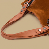 Shoulder Bag with Polished Hardware