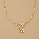 Necklace with Initial Pendant