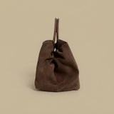 Tote Bag with Brushed Leather