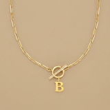 Necklace with Initial Pendant