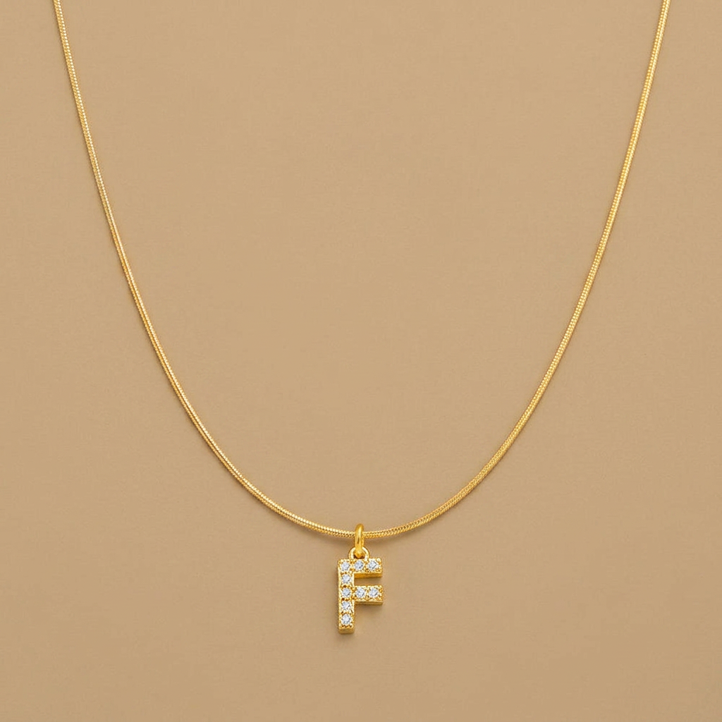 Necklace with Snake Chain Pendant