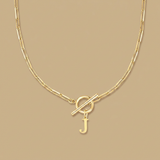 Necklace with Initial Pendant