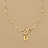 Necklace with Initial Pendant