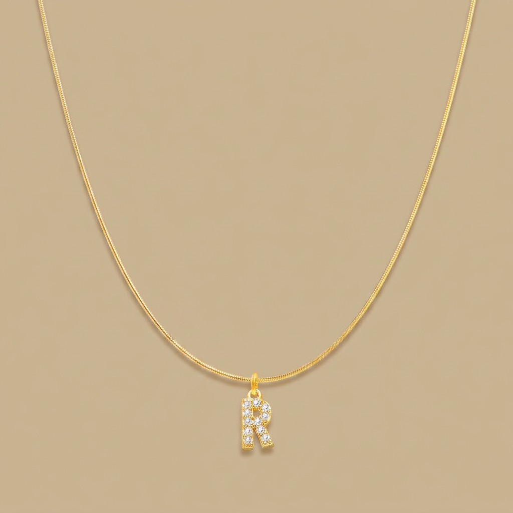 Necklace with Snake Chain Pendant