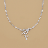 Necklace with Initial Pendant