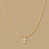 Necklace with Snake Chain Pendant