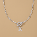 Necklace with Initial Pendant