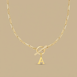 Necklace with Initial Pendant