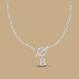 Necklace with Initial Pendant