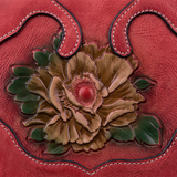 Shoulder Bag with Floral Applique