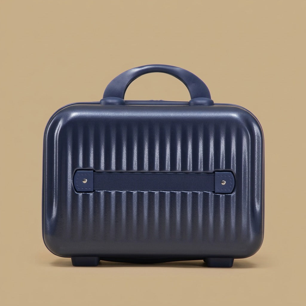 2-Piece Front-Opening Carry-On Set with Cosmetic Case