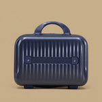 2-Piece Front-Opening Carry-On Set with Cosmetic Case