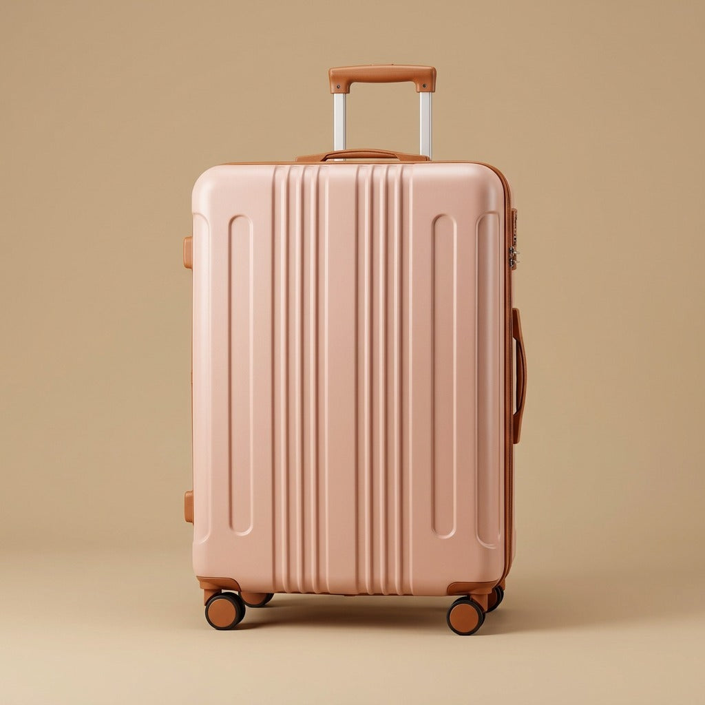 Two-Tone 3-Piece Spinner Luggage Set with TSA Lock