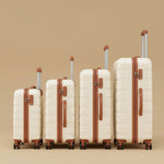 4-Piece Expandable Luggage Set with Packing Organisers