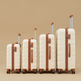 4-Piece Expandable Luggage Set with Packing Organisers