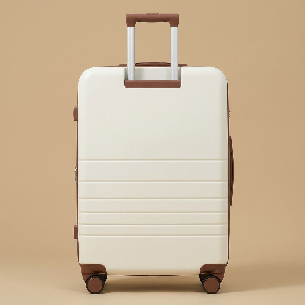 4-Piece Front-Opening Luggage Set with USB Port