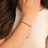 Beaded Gold Bracelet