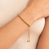 Beaded Gold Bracelet