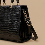 Sophisticated Versatile Commuter Tote Bag In A New Contrast-color Design