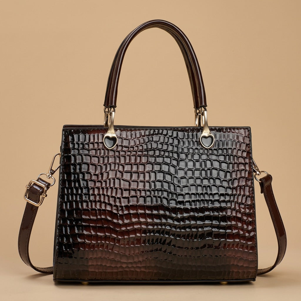 Sophisticated Versatile Commuter Tote Bag In A New Contrast-color Design