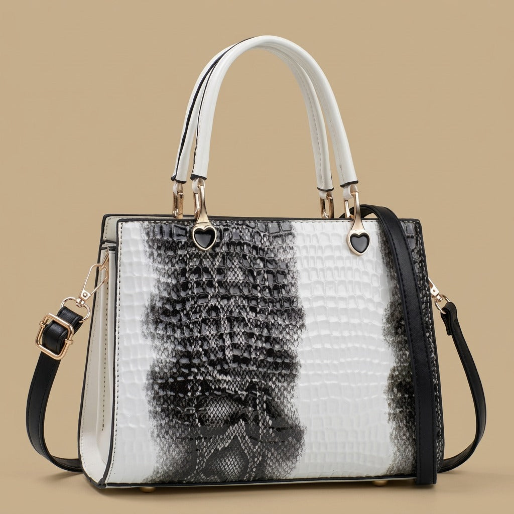 Sophisticated Versatile Commuter Tote Bag In A New Contrast-color Design