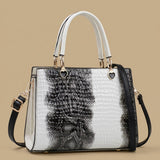 Sophisticated Versatile Commuter Tote Bag In A New Contrast-color Design
