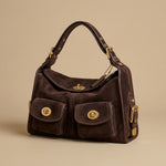Retro Minimalist Versatile Womens Commuter Shoulder Bag With Multiple Pockets