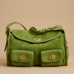 Retro Minimalist Versatile Womens Commuter Shoulder Bag With Multiple Pockets