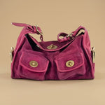 Retro Minimalist Versatile Womens Commuter Shoulder Bag With Multiple Pockets