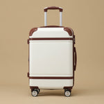 Vintage 4-Piece Luggage Set with Cosmetic Case