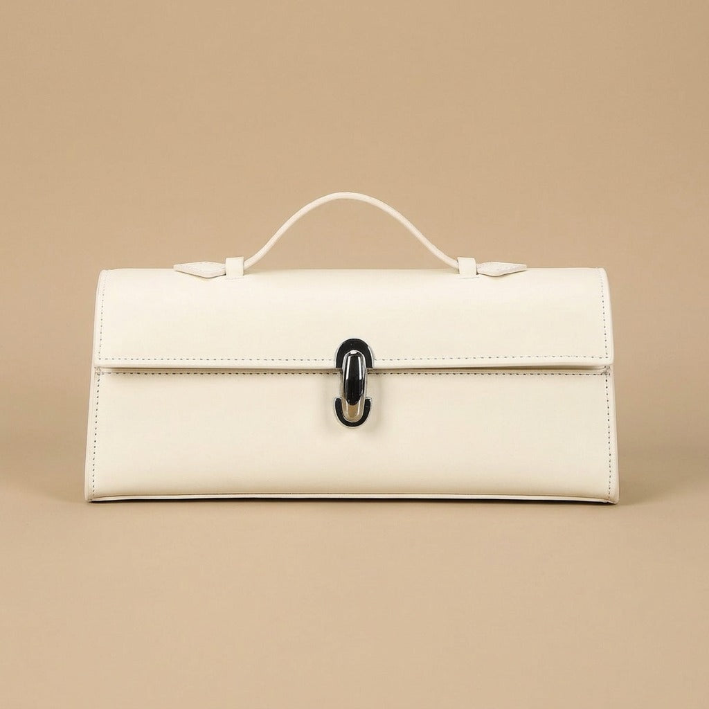 Sophisticated Minimalist Vintage-style Versatile Small Square Handbag Bag