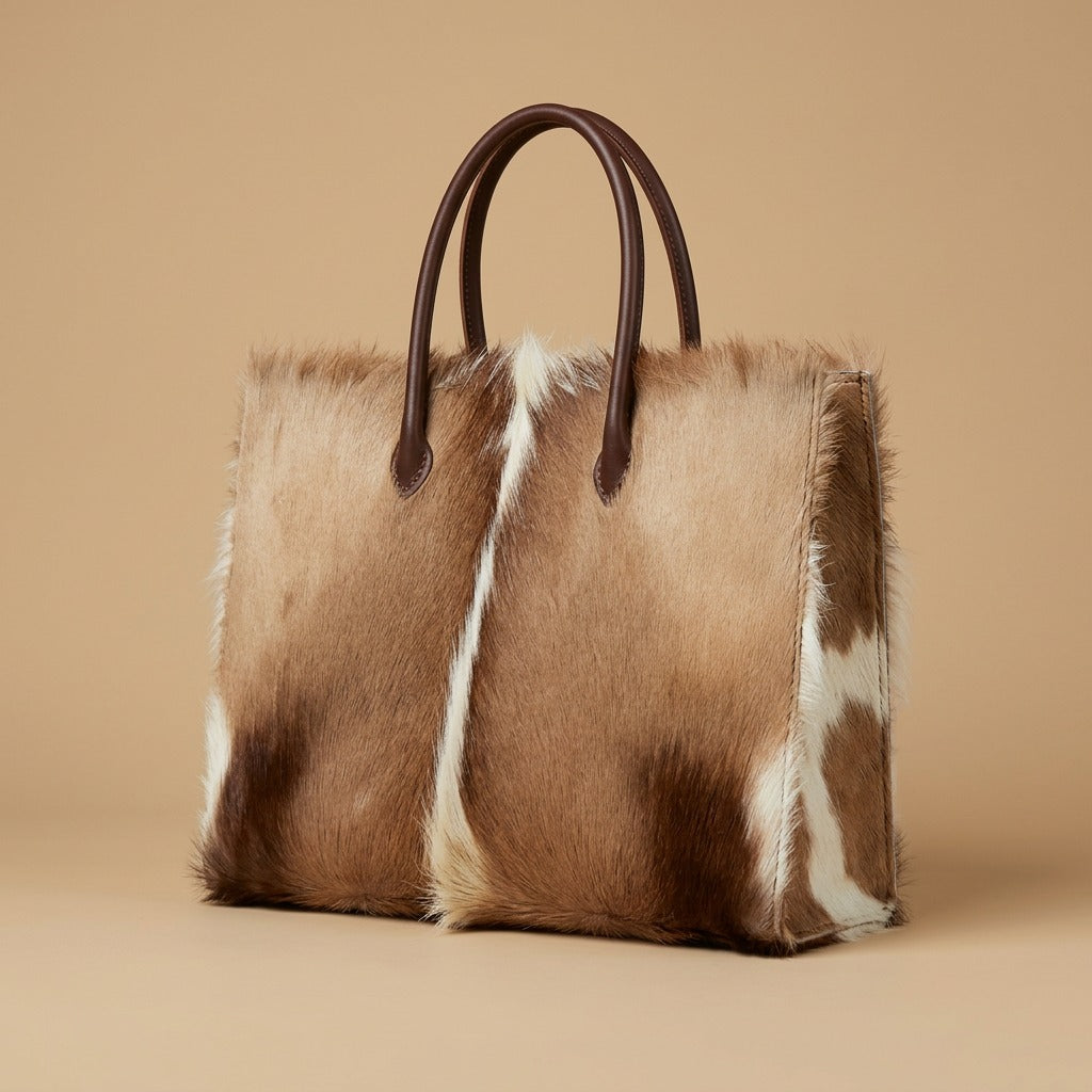 European And American Fashion Minimalist Cowhide Handle Handbag Bag