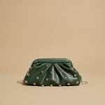 Pleated Dumpling Bag Rivet Chain Shoulder Messenger Bag