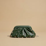 Pleated Dumpling Bag Rivet Chain Shoulder Messenger Bag