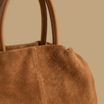 Matte Cowhide Premium Retro-style Commuter Tote Bag