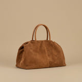 Matte Cowhide Premium Retro-style Commuter Tote Bag