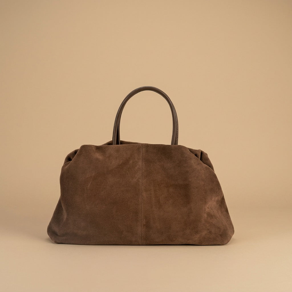 Matte Cowhide Premium Retro-style Commuter Tote Bag