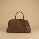 Matte Cowhide Premium Retro-style Commuter Tote Bag