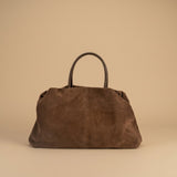 Matte Cowhide Premium Retro-style Commuter Tote Bag