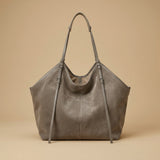 Casual Commuter Large-Capacity Suede Crossbody Bag
