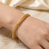 Braided Gold Bracelet