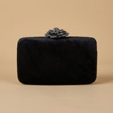 New Diamond Decoration Evening Bag PU Flannel Clutch Bag Chain Satchel Banquet Dress Bag Party Evening Gift Bag Evening Bag