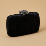 New Diamond Decoration Evening Bag PU Flannel Clutch Bag Chain Satchel Banquet Dress Bag Party Evening Gift Bag Evening Bag